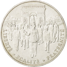 France, Libération de Paris, 100 Francs, 1994, AU(55-58), Silver, KM:1045.1
