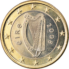 IRELAND REPUBLIC, Euro, 2008, MS(63), Bi-Metallic, KM:50