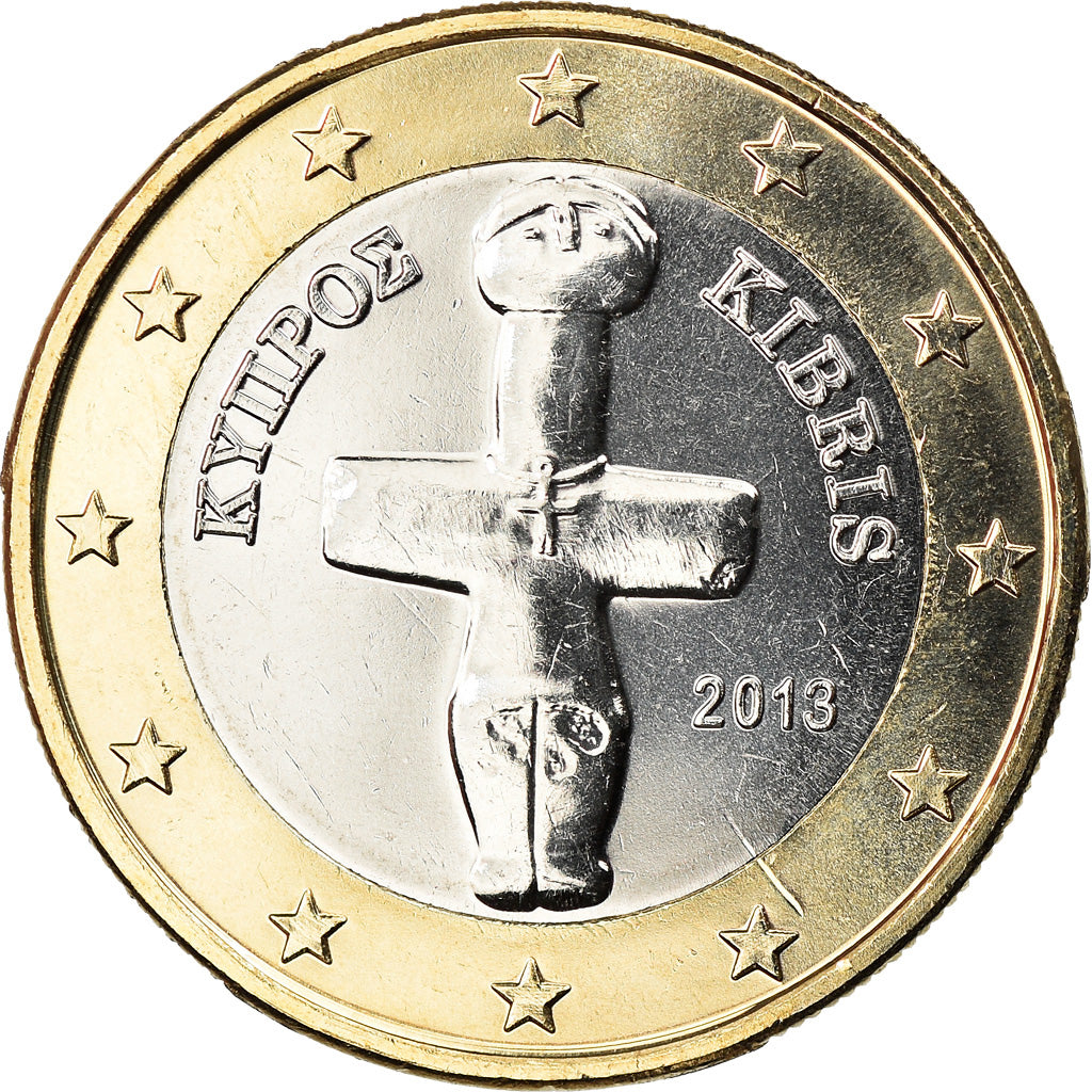 Cyprus, Euro, 2013, MS(63), Bi-Metallic, KM:New