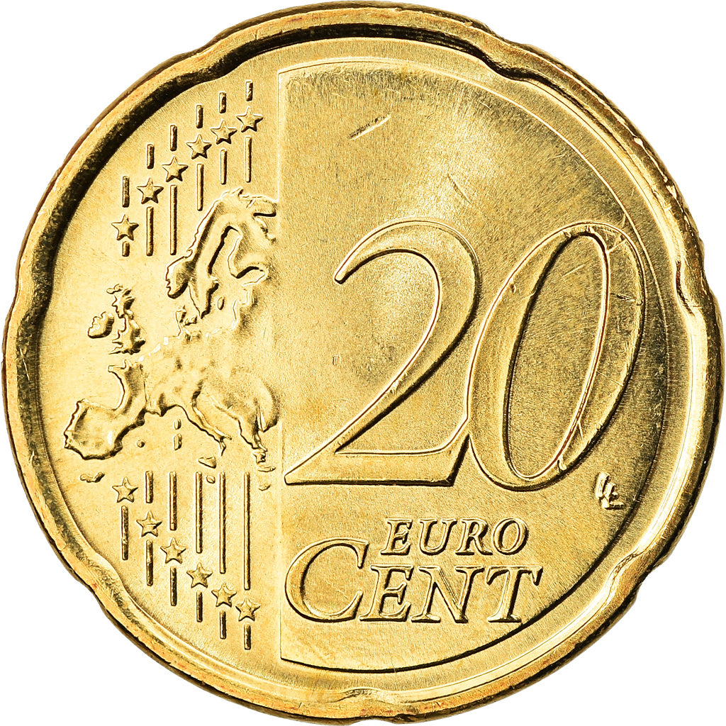 Zypern, 20 Euro Cent, 2013, UNZ, Messing, KM:New