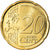 Chipre, 20 Euro Cent, 2013, MS(63), Latão, KM:New