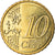 Chipre, 10 Euro Cent, 2013, SC, Latón, KM:New
