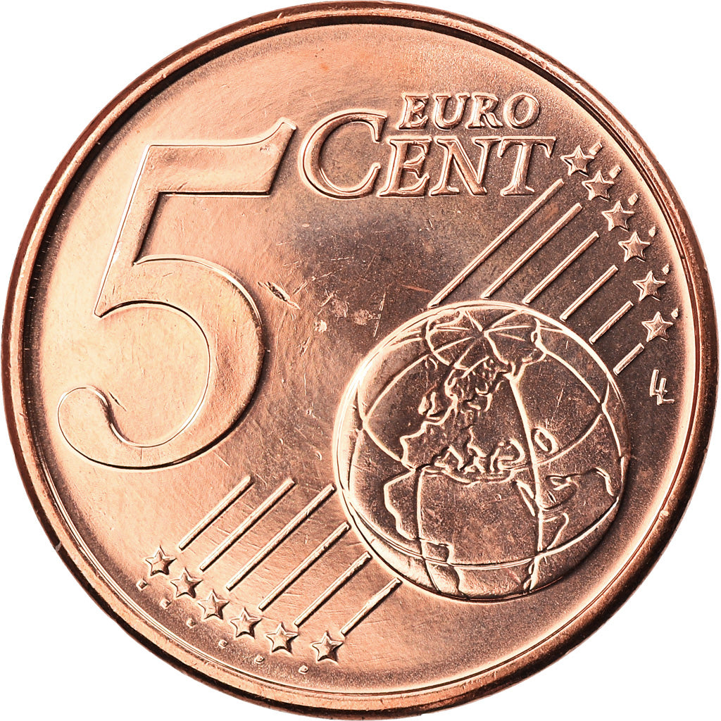 Chypre, 5 Euro Cent, 2013, SPL, Copper Plated Steel, KM:New