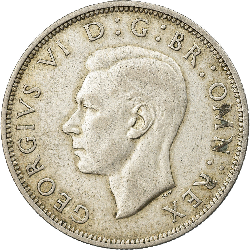 Coin, Great Britain, George VI, 1/2 Crown, 1942, EF(40-45), Silver, KM:856