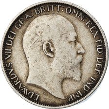 Coin, Great Britain, Edward VII, 6 Pence, 1907, VF(20-25), Silver, KM:799