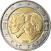 Belgium, 2 Euro, Schengen Agreement, 2005, Brussels, EF(40-45), Bi-Metallic