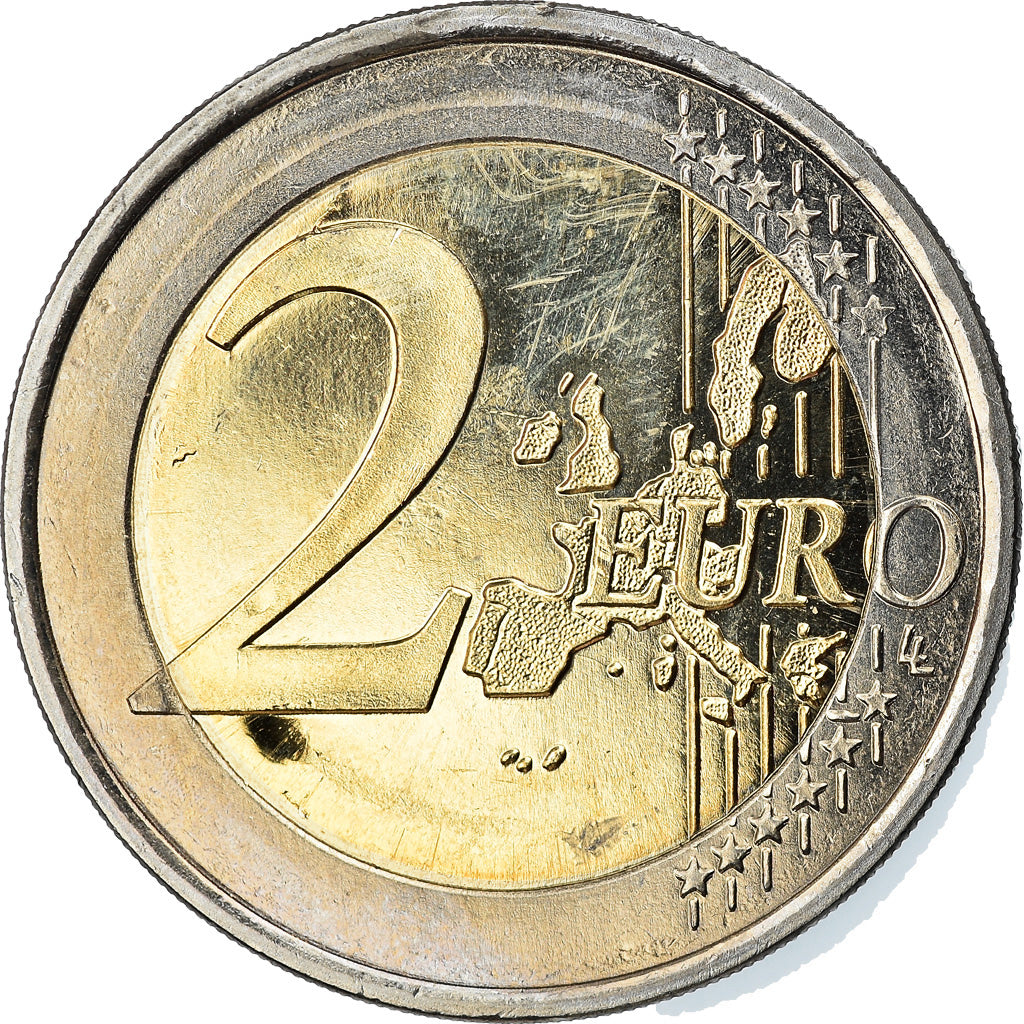 Grecia, 2 Euro, 2002, Athens, SPL, Bi-metallico, KM:188