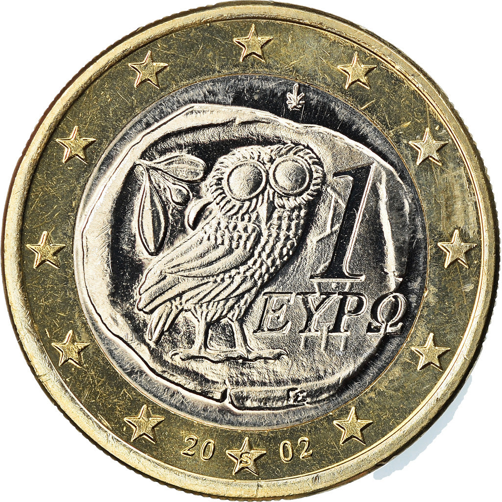 Greece, Euro, 2002, Athens, AU(55-58), Bi-Metallic, KM:187