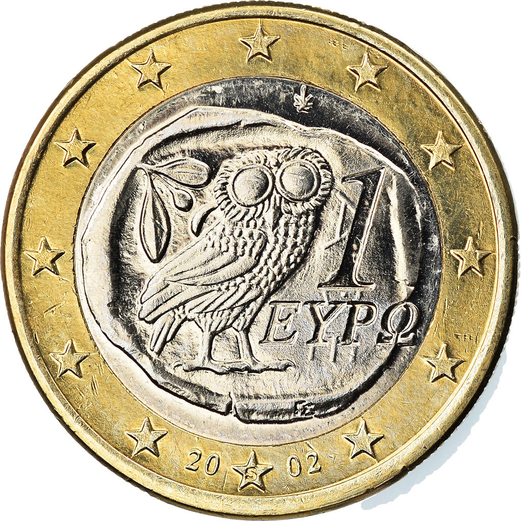 Greece, Euro, 2002, Athens, AU(55-58), Bi-Metallic, KM:187