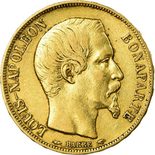 Moneta, Francia, Napoleon III, Napoléon III, 20 Francs, 1852, Paris, BB, Oro