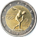 Grecia, 2 Euro, 2004 Olympics, 2004, Athens, MBC+, Bimetálico, KM:209