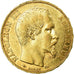 Moneta, Francia, Napoleon III, Napoléon III, 20 Francs, 1855, Paris, BB+, Oro