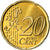 Grecia, 20 Euro Cent, 2004, Athens, SC, Latón, KM:185