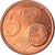 Grecja, 5 Euro Cent, 2004, Athens, AU(50-53), Miedź platerowana stalą, KM:183