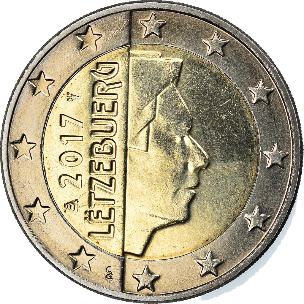 Luxemburg, 2 Euro, 2017, UNC-, Bi-Metallic, KM:New