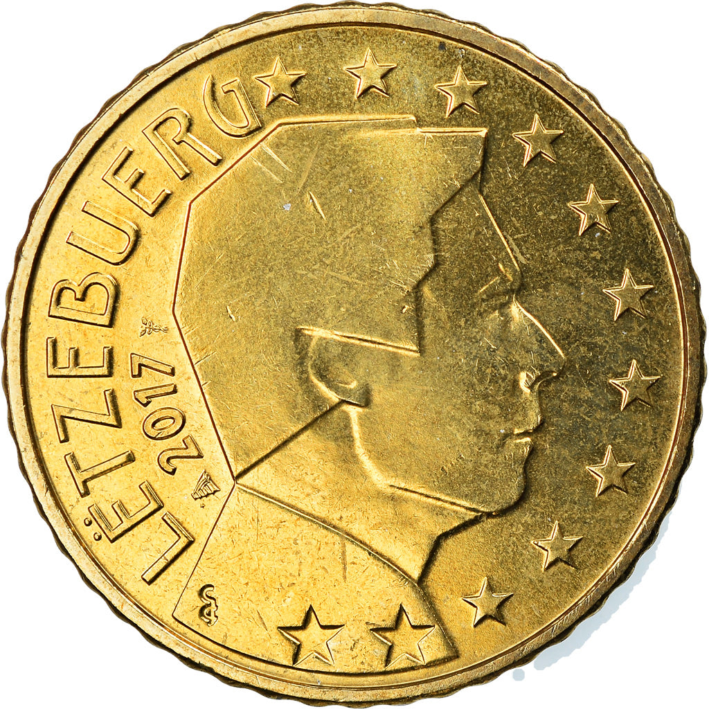 Lussemburgo, 50 Euro Cent, 2017, SPL, Ottone, KM:New