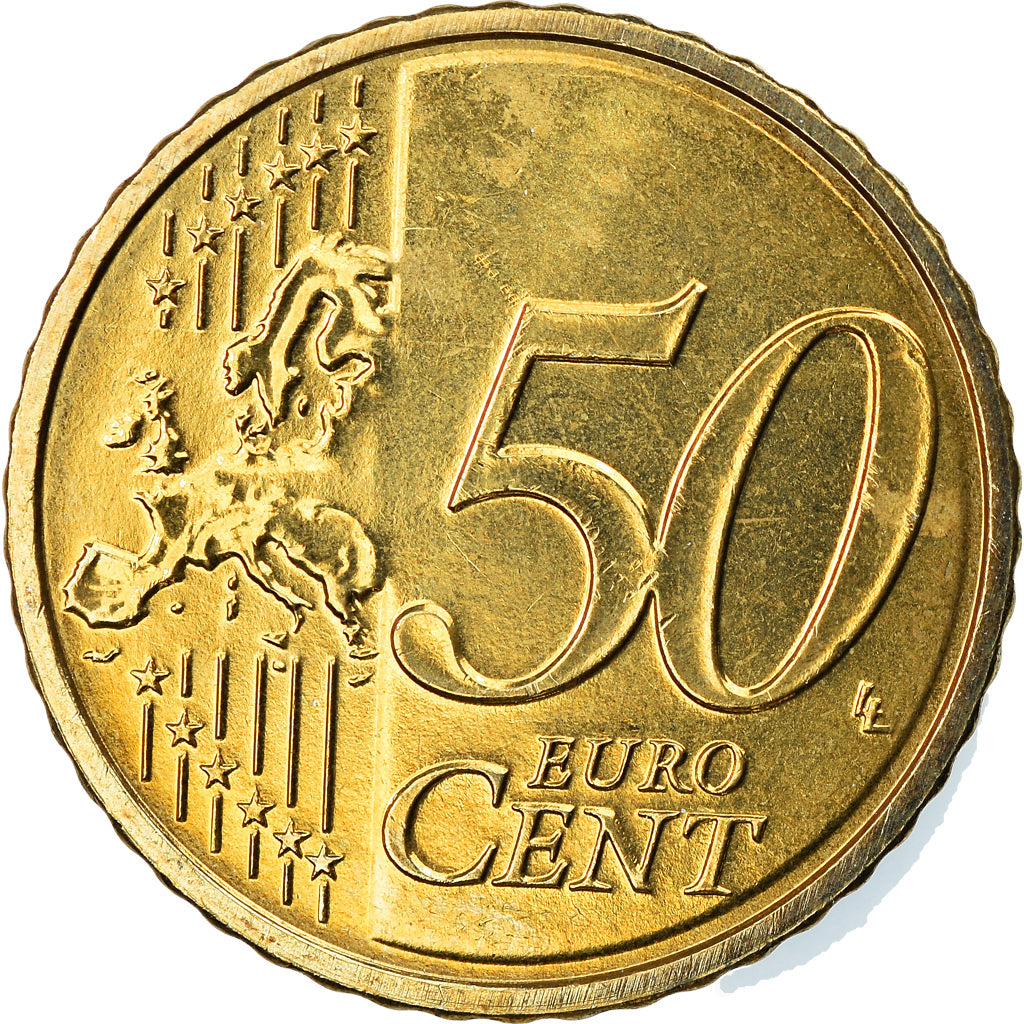 Lussemburgo, 50 Euro Cent, 2017, SPL, Ottone, KM:New