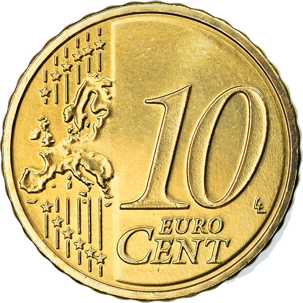 Lussemburgo, 10 Euro Cent, 2017, SPL, Ottone, KM:New