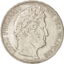 France, Louis-Philippe, 5 Francs, 1842, Lille, VF(30-35), Silver, KM:749.13