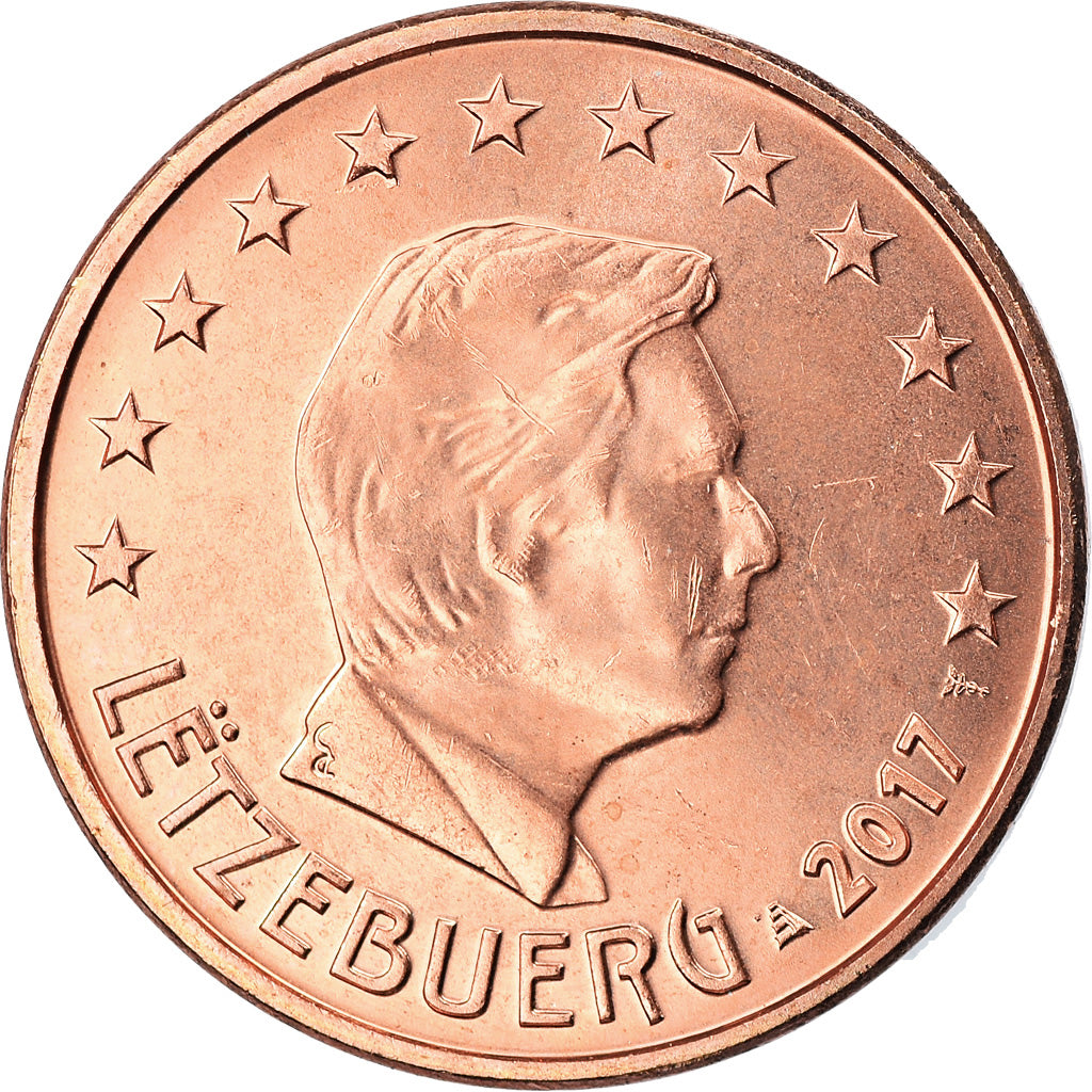 Luksemburg, 5 Euro Cent, 2017, MS(63), Miedź platerowana stalą, KM:New
