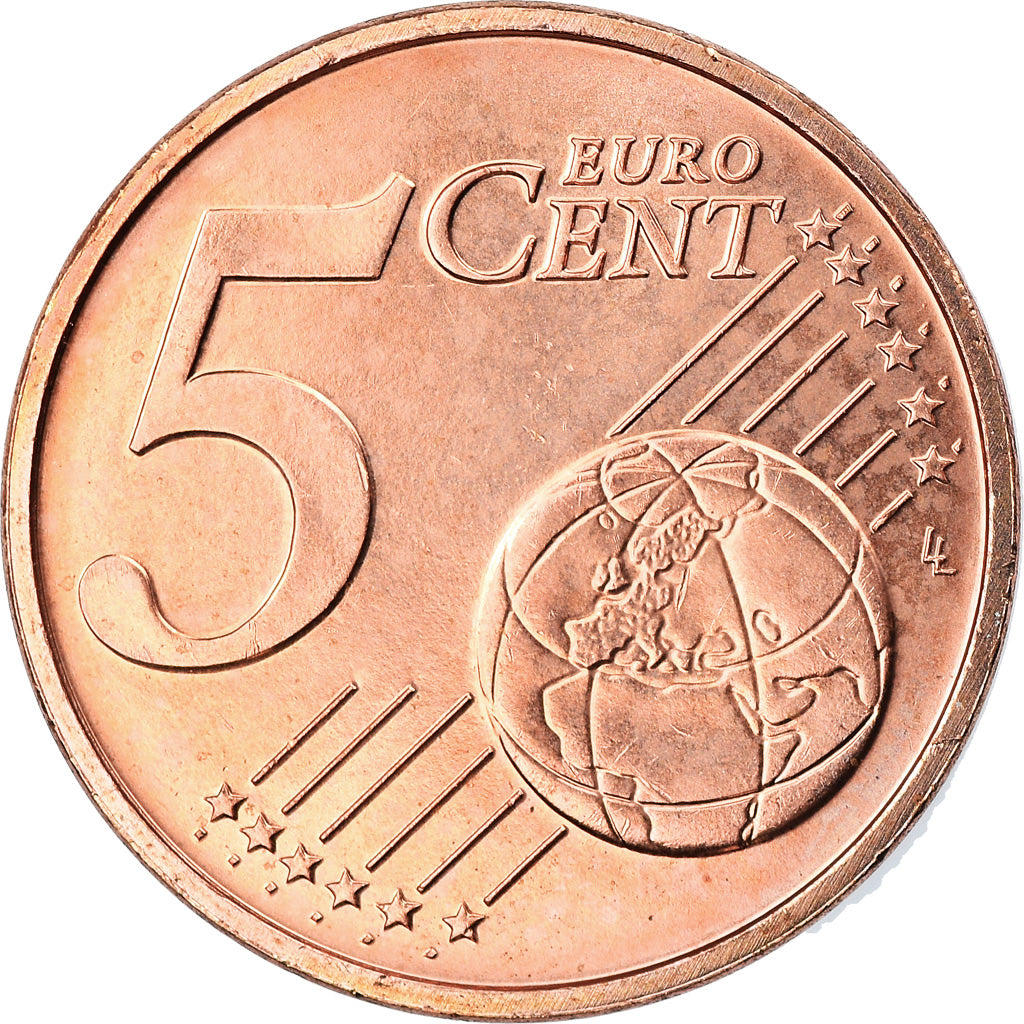 Luksemburg, 5 Euro Cent, 2017, MS(63), Miedź platerowana stalą, KM:New