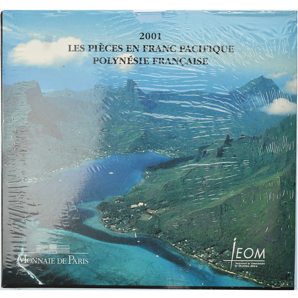 Coin, French Polynesia, Set, 2001, MS(65-70), (No Composition)