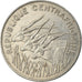 Moneda, República Centroafricana, 100 Francs, 1983, MBC, Níquel, KM:7