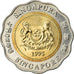 Coin, Singapore, 50th Anniversary - United Nations, 5 Dollars, 1995, MS(63)