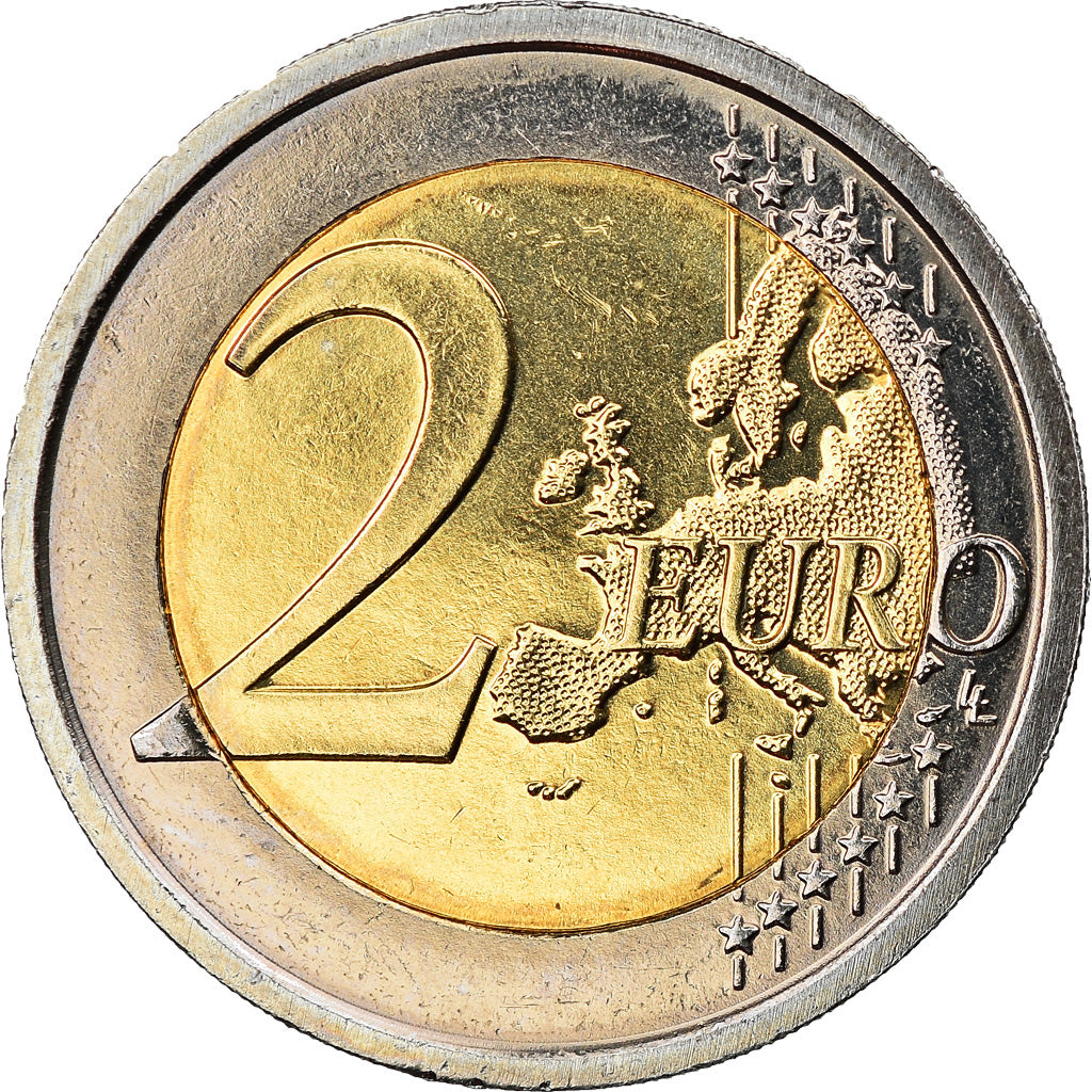 Italy, 2 Euro, 2008, Rome, MS(63), Bi-Metallic, KM:251