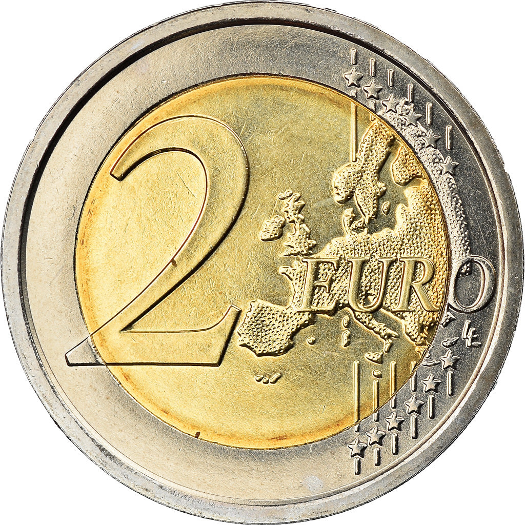 Italia, 2 Euro, 2015, SC, Bimetálico, KM:New