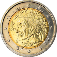 Italië, 2 Euro, 2015, UNC-, Bi-Metallic, KM:New