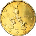 Italien, 20 Euro Cent, 2015, UNZ, Messing, KM:New