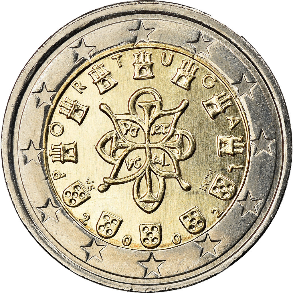 Portugal, 2 Euro, 2002, Lisbon, MS(63), Bi-Metallic, KM:747