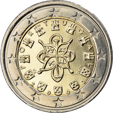 Portugal, 2 Euro, 2002, Lisbon, MS(63), Bimetaliczny, KM:747