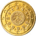 Portugal, 50 Euro Cent, 2009, Lisbon, MS(63), Latão, KM:765