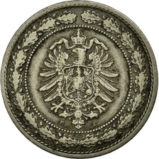 Coin, GERMANY - EMPIRE, Wilhelm I, 20 Pfennig, 1888, Stuttgart, AU(50-53)