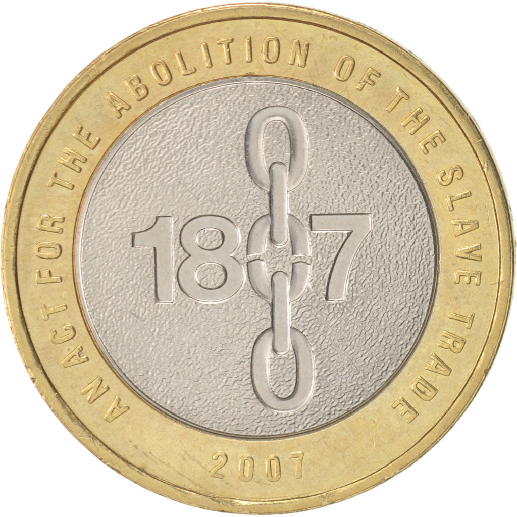 Great Britain, Elizabeth II, 2 Pounds, 2007, AU(50-53), Bi-Metallic, KM:994