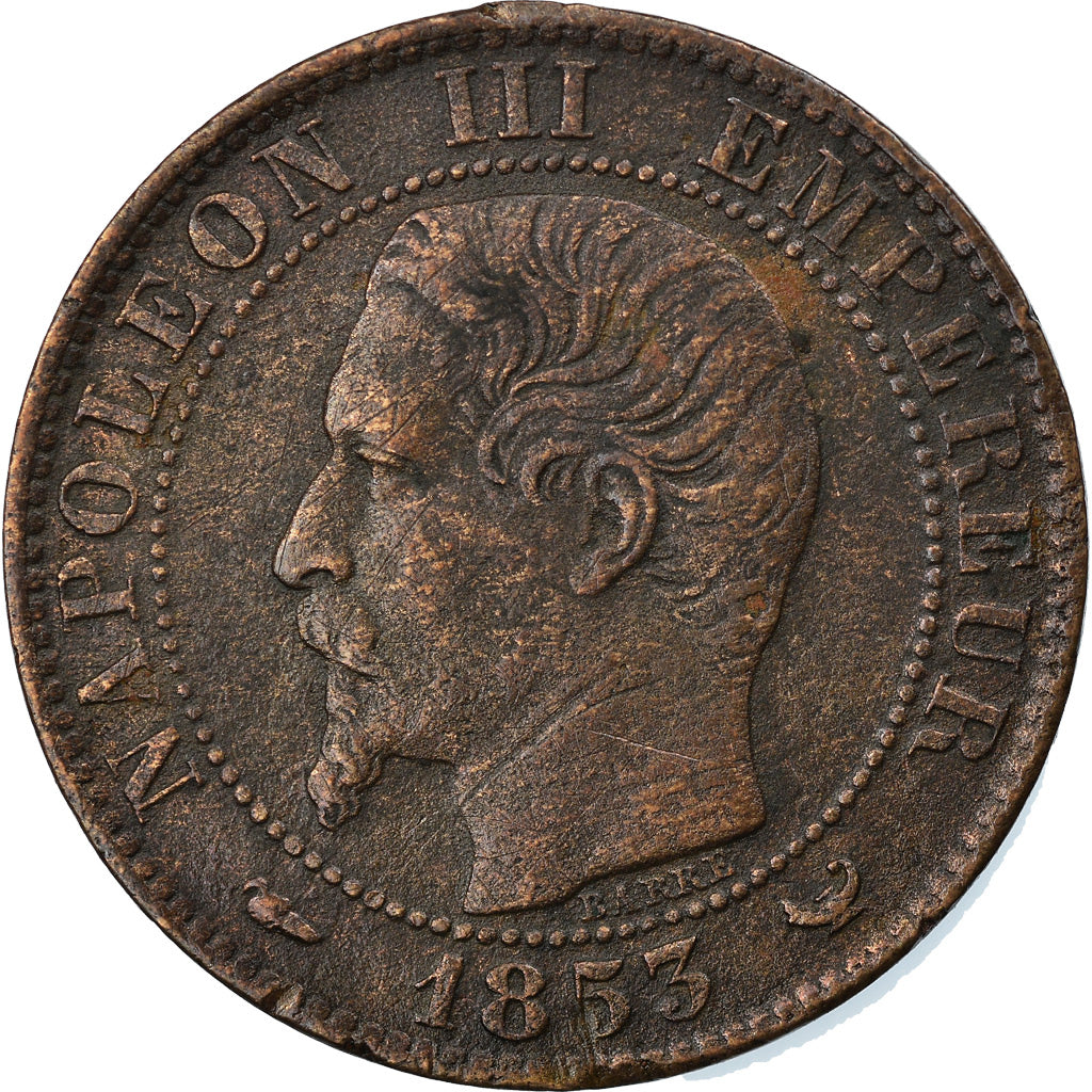 Coin, France, Napoleon III, Napoléon III, 5 Centimes, 1853, Lille, VF(30-35)