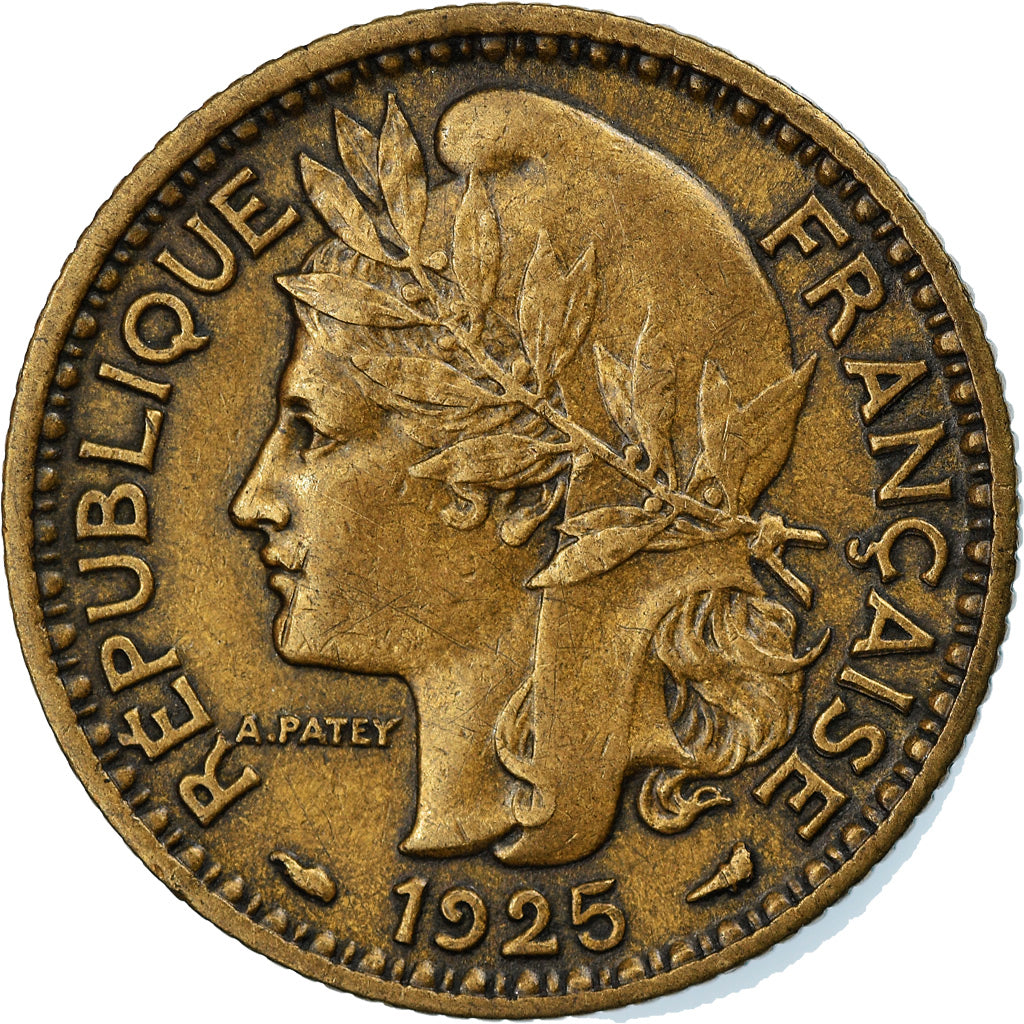 Coin, Cameroon, Franc, 1925, Paris, EF(40-45), Aluminum-Bronze, KM:2
