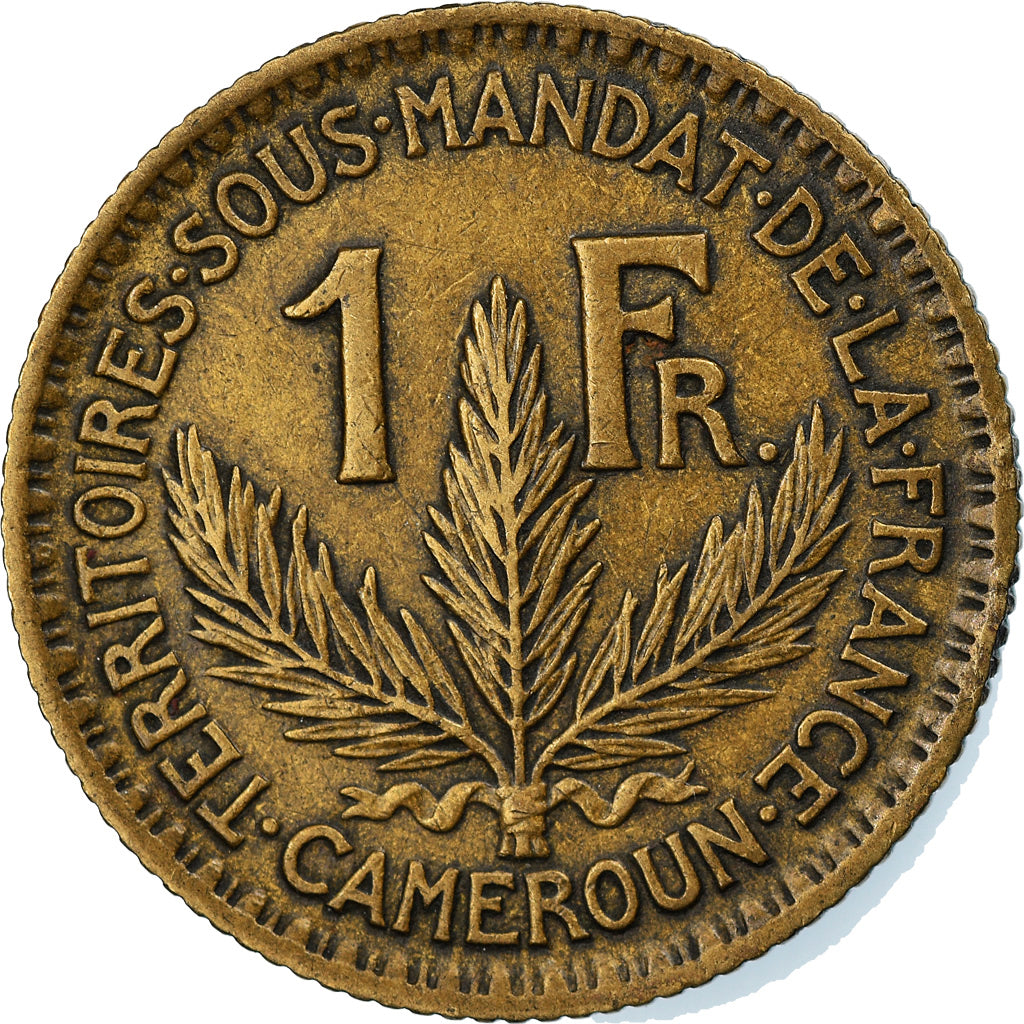 Coin, Cameroon, Franc, 1925, Paris, EF(40-45), Aluminum-Bronze, KM:2