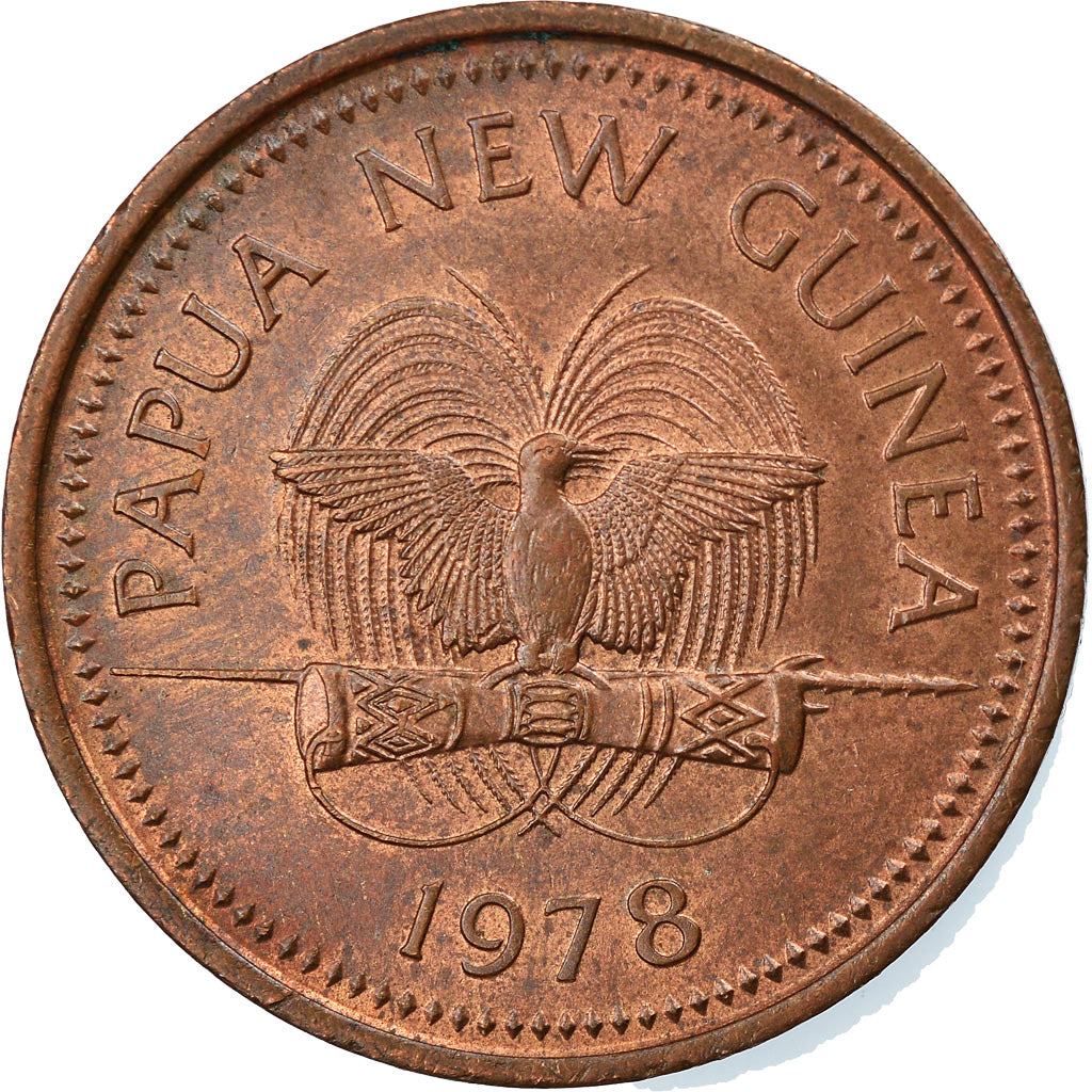 Coin, Papua New Guinea, 2 Toea, 1978, EF(40-45), Bronze, KM:2