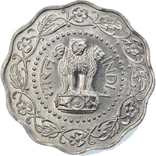 Coin, INDIA-REPUBLIC, 10 Paise, 1973, AU(55-58), Aluminum, KM:27.1