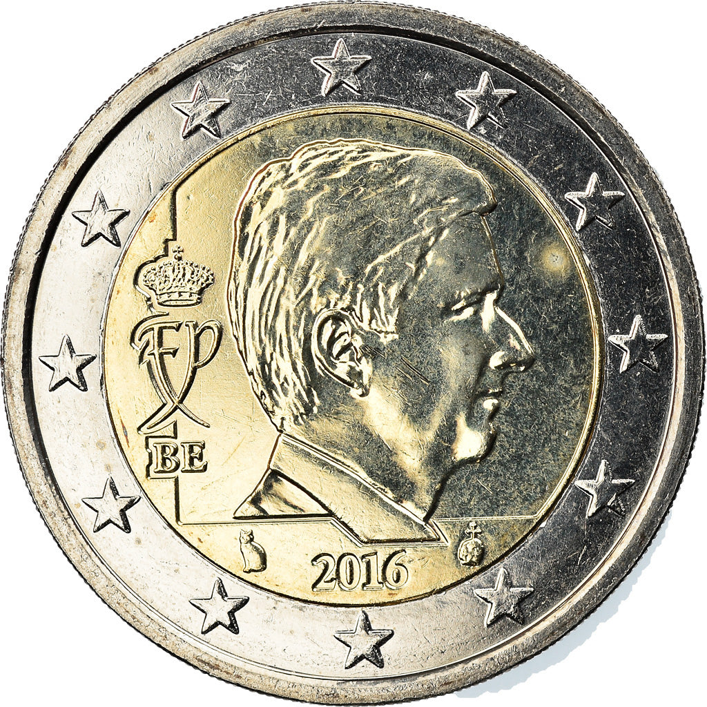 Belgium, 2 Euro, 2016, MS(65-70), Bi-Metallic, KM:New