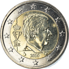Belgium, 2 Euro, 2016, MS(65-70), Bi-Metallic, KM:New