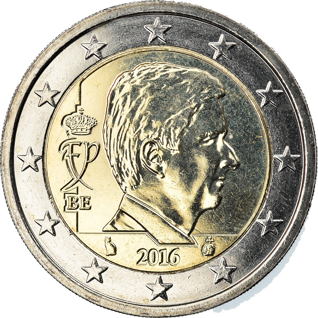 Belgium, 2 Euro, 2016, MS(65-70), Bi-Metallic, KM:New