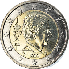 Belgium, 2 Euro, 2016, MS(65-70), Bi-Metallic, KM:New