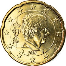 Bélgica, 20 Euro Cent, 2016, FDC, Latón, KM:New