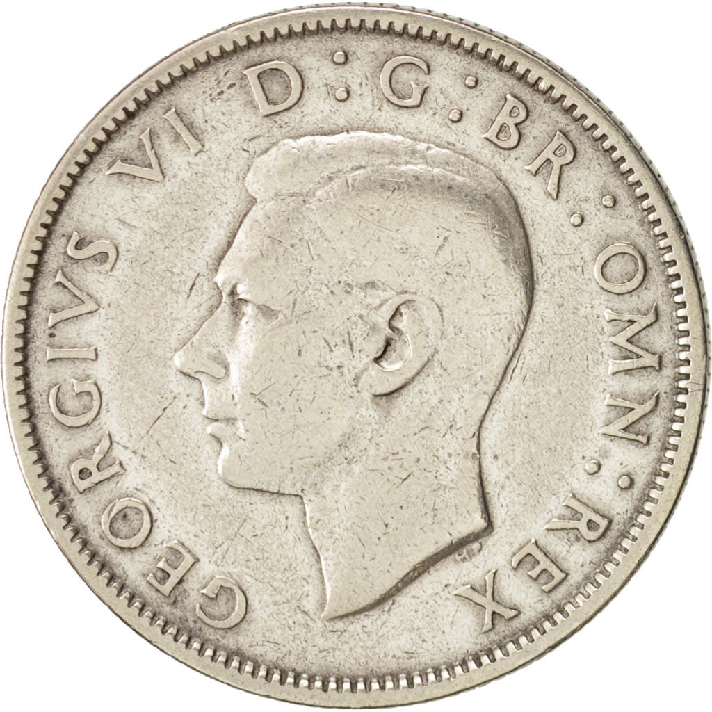 Great Britain, George VI, Florin, Two Shillings, 1946, EF(40-45), Silver, KM:855