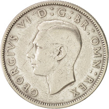 Great Britain, George VI, Florin, Two Shillings, 1946, EF(40-45), Silver, KM:855