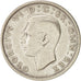 Gran Bretaña, George VI, Florin, Two Shillings, 1946, MBC, Plata, KM:855